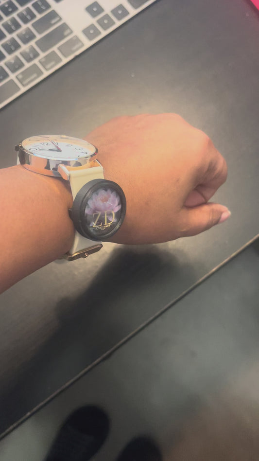 NFC Watchband Slide Link: Contact Info Sharing