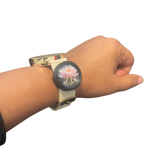 NFC Watchband Slide Link: Contact Info Sharing